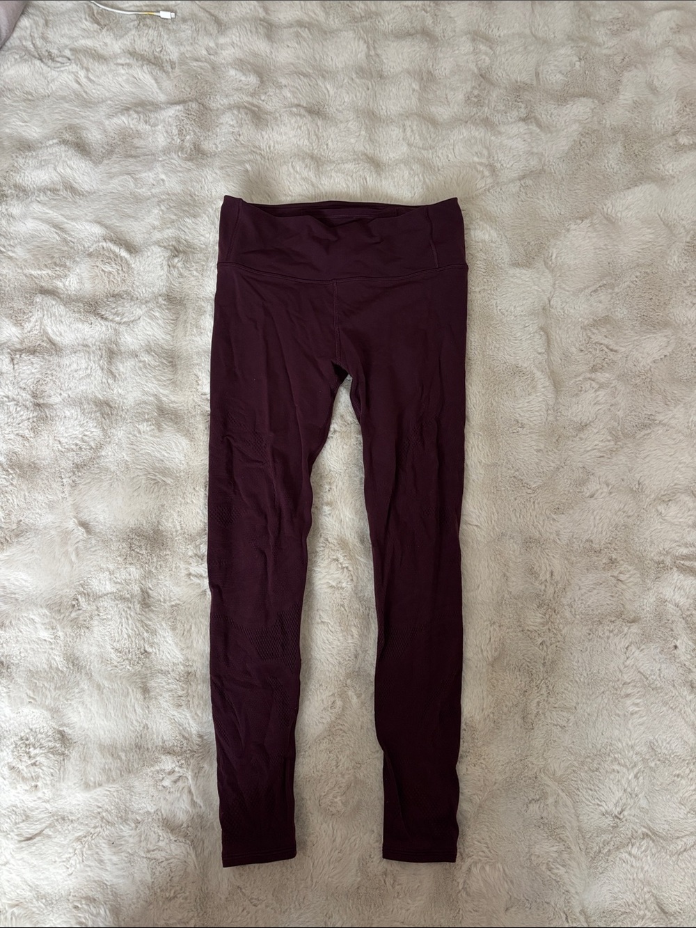 lululemon athletica Seamless Leggings in Deep Plum